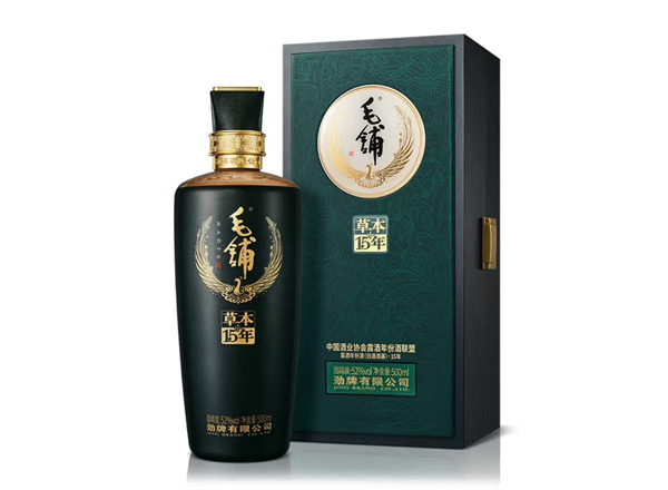 扬州劲牌毛铺草本15年回收毛铺酒草本年份酒52度行情价格